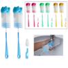 6 Pc Baby Teat Nipple Bottle Feeding Brush Bristle Cleaning Cup Scrubbing Sponge view 3