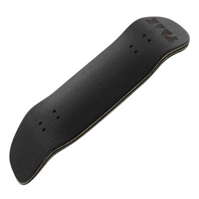 Teak Tuning Prolific Wooden Fingerboard Deck, 33.5mm x 96mm Boxy Shape - Black Mamba - 5 Ply with Custom Color Matching Mid Ply - Includes Prolific Foam Tape