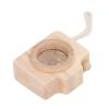 Prism Lens Toy, 5 Colors, 5.2 x 4.8 x 2.5cm, Camera Appearance, Bee Eye Effect, Unique Camera, Cute Portable Interesting Children's Toy(Wood Color) Kaleidoscope view 2
