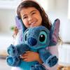 Disney Store Official Stitch Medium Soft Toy for Kids, Cuddly Character with Fuzzy Texture and Embroidered Details, Flexible Floppy Ears, Disney Plushy Suitable for All Ages. view 3