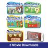 Meet the Math Facts Addition & Subtraction Levels 1, 2 & 3 BIG SET! - Bundle with 3 Workbooks, 3 Coloring Books, 3 Sets of Flashcards + 5 Video Downloads - Primary School Prep Series! view 2