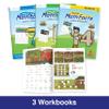 Meet the Math Facts Addition & Subtraction Levels 1, 2 & 3 BIG SET! - Bundle with 3 Workbooks, 3 Coloring Books, 3 Sets of Flashcards + 5 Video Downloads - Primary School Prep Series! view 3
