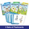 Meet the Math Facts Addition & Subtraction Levels 1, 2 & 3 BIG SET! - Bundle with 3 Workbooks, 3 Coloring Books, 3 Sets of Flashcards + 5 Video Downloads - Primary School Prep Series! view 4