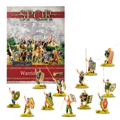 Wargames Delivered - Warlord Games SPQR - Germania - Germanic Warriors. 28mm Miniatures Base, Roman and Greek Military Legion for Miniature War Games, and Roman War Game