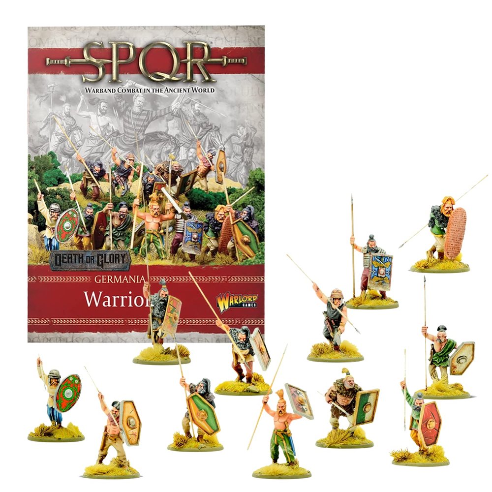 Wargames Delivered - Warlord Games SPQR - Germania - Germanic Warriors. 28mm Miniatures Base, Roman and Greek Military Legion for Miniature War Games, and Roman War Game