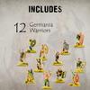 Wargames Delivered - Warlord Games SPQR - Germania - Germanic Warriors. 28mm Miniatures Base, Roman and Greek Military Legion for Miniature War Games, and Roman War Game view 2