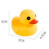 100 Wholesale Yellow Rubber Ducks Squeaky Bath Toys Water Play Toddler Duck 2"x2"x1.8" (30) view 3