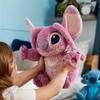 Disney Store Official Angel Medium Soft Toy for Kids, Cuddly Character with Fuzzy Texture and Embroidered Details, Flexible Floppy Ears, Disney Plushy Suitable for All Ages. view 2