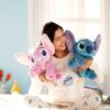 Disney Store Official Angel Medium Soft Toy for Kids, Cuddly Character with Fuzzy Texture and Embroidered Details, Flexible Floppy Ears, Disney Plushy Suitable for All Ages. view 4