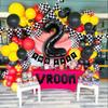 DEAPEICK 134pcs Race Car Balloon Birthday Party Supplies Decorations for Boys - Racing car Theme Party Supplies Happy Birthday Racecar Number Balloons Garland Kit Birthday Party (Arch, 2(TWO FAST)) view 4