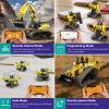LECPOP 5 in 1 Building Toys STEM Robotics Kit, 430 PCS Blocks RC Robot Erector Sets, APP & Remote Control Excavator Science Kits for Kids Age 6 7 8 9 10 11 12-14, DIY Educational Gift for Boys & Girls view 3