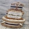 Smore Love Theme Diaper Cake 5 piece set - 3 Tier - Baby Shower Gift - Brown, Chocolate Black, White view 3