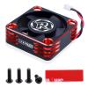 Surpass Hobby ESC Cooling Fan Heat Dissipation 28000RPM RC Cooling Fan Fitted Turbo ESC A3 for RC Car 1/8 1/10 (Red&Black) view 1
