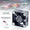 Surpass Hobby 30mm RC Cooling Fan Heat Dissipation 28000RPM ESC Cooling Fan for 1/8 1/10 1/12 RC Car Turbo Esc A3 (Silver Black) view 4