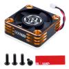 Surpass Hobby 30mm RC Fan Alluminum ESC Fan 28000RPM Brushless ESC Cooling Fan for RC Car 1/8 1/10 Turbo ESC A3(Orange Black) view 1