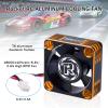 Surpass Hobby 30mm RC Fan Alluminum ESC Fan 28000RPM Brushless ESC Cooling Fan for RC Car 1/8 1/10 Turbo ESC A3(Orange Black) view 4