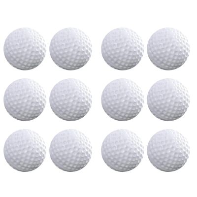 Ssccgym Golfer Golf Balls Practice White Balls Sport Toys Games Indoor Outdoor for Children Kids Golfer 12PCS