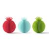 Spike Silicone Fidget Sensory Balls Stress Relief Anti-Anxiety Toys for School, Home & Work - 3 Pack Multicolor Set view 1