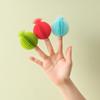 Spike Silicone Fidget Sensory Balls Stress Relief Anti-Anxiety Toys for School, Home & Work - 3 Pack Multicolor Set view 2