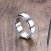 ANAZOZ Fidget Rings for Anxiety Teens, Stainless Steel Spinner Rings for Anxiety Fidget Band Rings for Women 6MM Size 7 view 3