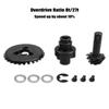 8T/27T HD Steel Overdrive Gear Set Fits for Capra SCX10 II SCX10 III view 2