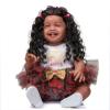 68CM Reborn Toddler Dolls 27 Inch Princess Girl Huge Baby Doll Handmade Happy Baby Doll Gift in Black Skin view 2