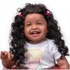68CM Reborn Toddler Dolls 27 Inch Princess Girl Huge Baby Doll Handmade Happy Baby Doll Gift in Black Skin view 4