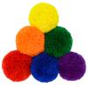 12-Pack Soft Fleece Balls: Large 4'',Kids Playground Balls Handballs Dodgeball Kickball Kids Sports Games for Indoor Outdoor Games view 2