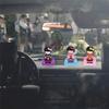 Amosfun Dashboard Doll Japanese Kimono Geisha Doll Solar Powered Dancing Shaking Head Figure Traditional Asian Car Dashboard Ornament Collectible Art Figurine Purple Twerking view 2