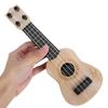 Kisangel 1pc Wooden Kids Ukulele Toy Toddler Guitar Classical Instrument Musical for Preschool Children ( Beige ) 25X9X2.7CM view 1