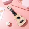 Kisangel 1pc Wooden Kids Ukulele Toy Toddler Guitar Classical Instrument Musical for Preschool Children ( Beige ) 25X9X2.7CM view 4