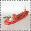 1:400 Norway Floating Production Storage and Offloading FPSO DIY Paper Model Kit Toy Kids Gifts view 1