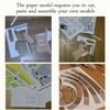 1:400 Norway Floating Production Storage and Offloading FPSO DIY Paper Model Kit Toy Kids Gifts view 2