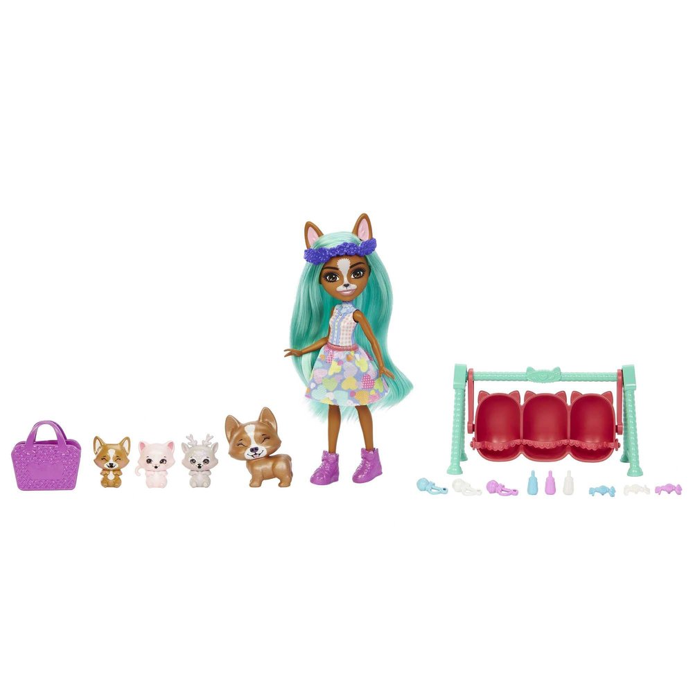 Enchantimals HLK86 Baby, Best ENCHNTMLS DL RVL 3, Multicoloured