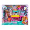 Enchantimals Doll and Playset, City Tails, Feel Fine Dr's Office with Doll, Cat Figure, Furniture and Accessories, Gifts for Kids, HLH22 view 2