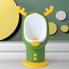 Ciieeo 1pc Boy Training Urinal for Boy Girl Green Wall-Mounted Urinal Pot Drain Material Splash Design for Easy Potty Training view 3