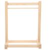 Kisangel 8.7 Inch Doll Clothes Hangers Accessories for and Doll Wardrobe Miniature Clothing Rack Organizer view 3