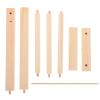 Kisangel 8.7 Inch Doll Clothes Hangers Accessories for and Doll Wardrobe Miniature Clothing Rack Organizer view 4