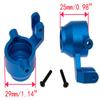 Upgrade Compatible with Traxxas 1/10 MAXX Maxx 89086-4 89076-4 Carriers & Caster Blocks & Steering Blocks 8932 8937 8952 Monster Truck Rc Car Parts Replacement(Blue) view 3