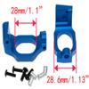 Upgrade Compatible with Traxxas 1/10 MAXX Maxx 89086-4 89076-4 Carriers & Caster Blocks & Steering Blocks 8932 8937 8952 Monster Truck Rc Car Parts Replacement(Blue) view 4
