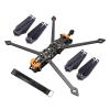 DKNTZO Racing FPV Drone Carbon Fiber Frame Kit 8 Inch, for Andy HD8 350mm 8 inch with 5mm Arm TPU 3D Printing Parts FPV Racing Drone Quadcopter Freestyle Frame for Martian Rooster QAV-X view 1