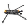 DKNTZO Racing FPV Drone Carbon Fiber Frame Kit 8 Inch, for Andy HD8 350mm 8 inch with 5mm Arm TPU 3D Printing Parts FPV Racing Drone Quadcopter Freestyle Frame for Martian Rooster QAV-X view 3