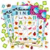 Disfuco Summer Bingo Cards, Summer Party Games Bingo Cards for Birthday Party, Beach Party Favors Supplies Decorations, 24 Players Bingo Game (A01) view 1