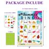 Disfuco Summer Bingo Cards, Summer Party Games Bingo Cards for Birthday Party, Beach Party Favors Supplies Decorations, 24 Players Bingo Game (A01) view 2