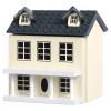 Toyvian Mini DIY Model Wooden Dollhouse kit Christmas Village Houses Toy House House Kit 3D Miniature Dollhouse Kit view 1