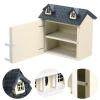 Toyvian Mini DIY Model Wooden Dollhouse kit Christmas Village Houses Toy House House Kit 3D Miniature Dollhouse Kit view 2