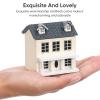 Toyvian Mini DIY Model Wooden Dollhouse kit Christmas Village Houses Toy House House Kit 3D Miniature Dollhouse Kit view 4