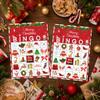 Disfuco Christmas Games, Christmas in July Games Cards, Holiday Bingo Game for Family Large Group, Winter Party Favors Supplies Decorations, 24 Players Game (A07) view 4