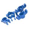ShareGoo Metal Front Steering Knuckles & Base C-Hubs Caster Blocks & Rear Stub Axle Carriers Compatible with 1/10 Losi Tenacity TT Pro 4WD SCT DB Pro Lasernut U4 RC Truck (Blue) view 3