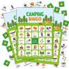 Disfuco Camping Bingo Game - 24 Player Outdoor Activity for School Parties, Birthdays and Nature Parties view 1
